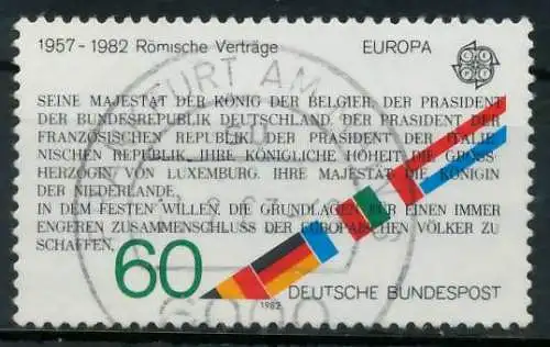 BRD BUND 1982 Nr 1131 zentrisch gestempelt 82CC22