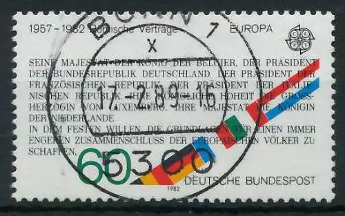 BRD BUND 1982 Nr 1131 zentrisch gestempelt 82CC26