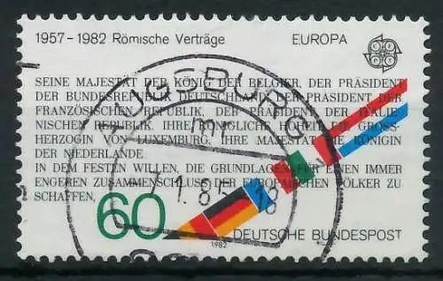 BRD BUND 1982 Nr 1131 zentrisch gestempelt 82CC32