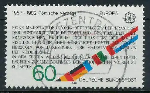 BRD BUND 1982 Nr 1131 zentrisch gestempelt 82CC36