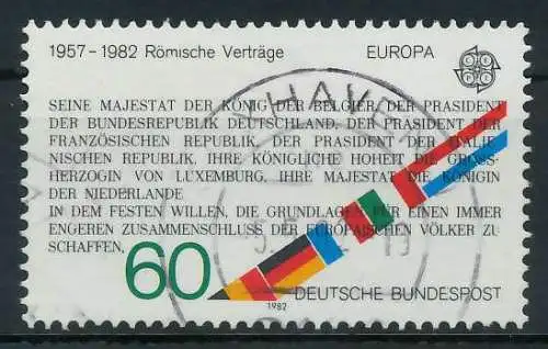 BRD BUND 1982 Nr 1131 zentrisch gestempelt 82CC42