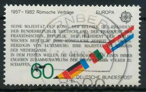 BRD BUND 1982 Nr 1131 zentrisch gestempelt 82CC4A