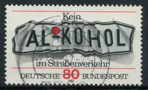 BRD 1982 Nr 1145 zentrisch gestempelt 82CD56
