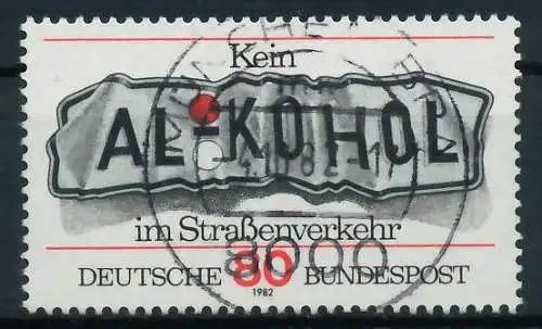 BRD 1982 Nr 1145 zentrisch gestempelt 82CD82