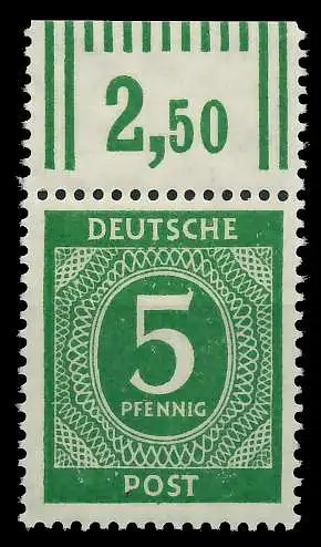 KONTROLLRAT ZIFFERN Nr 915b W OR postfrisch ORA 82E936