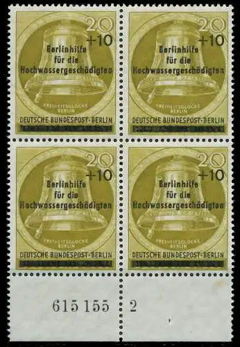 BERLIN 1956 Nr 155 HAN 615155 2 ungebraucht VIERERBLOCK H 82F086
