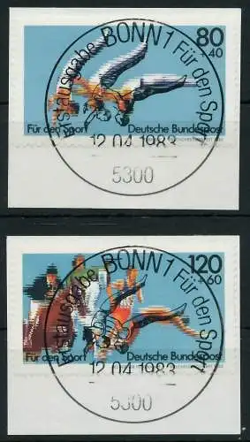 BRD 1983 Nr 1172-1173 ESST zentrisch gestempelt Briefst³ck 8304DA