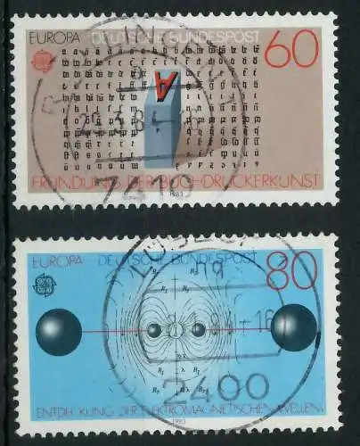 BRD BUND 1983 Nr 1175-1176 zentrisch gestempelt 8305AA