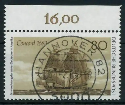 BRD 1983 Nr 1180 zentrisch gestempelt ORA 8305DA