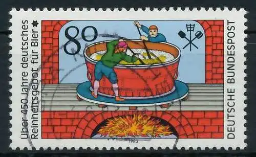BRD 1983 Nr 1179 gestempelt 83062A