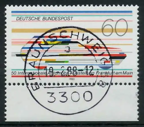 BRD 1983 Nr 1182 zentrisch gestempelt URA 8306D2