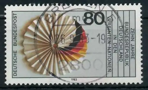 BRD 1983 Nr 1185 zentrisch gestempelt 8307AA
