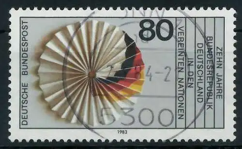 BRD 1983 Nr 1185 zentrisch gestempelt 8307CA