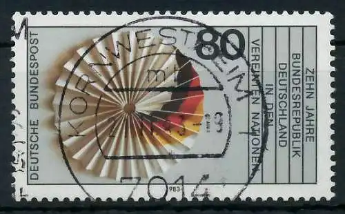 BRD 1983 Nr 1185 zentrisch gestempelt 8307CE