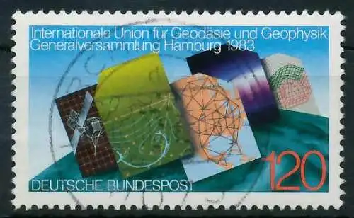 BRD 1983 Nr 1187 zentrisch gestempelt 83083E