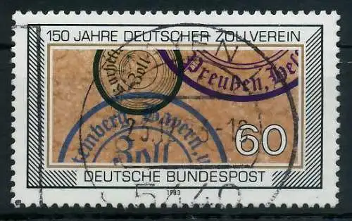 BRD 1983 Nr 1195 zentrisch gestempelt 8308C6