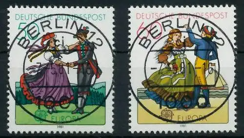 BRD BUND 1981 Nr 1096-1097 zentrisch gestempelt 831A8A