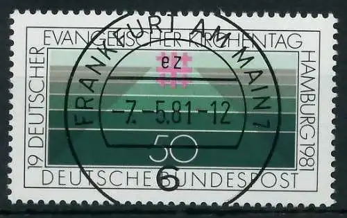 BRD 1981 Nr 1098 zentrisch gestempelt 831ADE