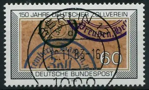 BRD 1983 Nr 1195 zentrisch gestempelt 831BAA