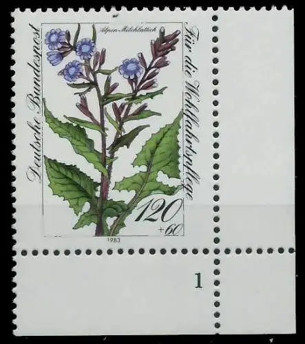 BRD 1983 Nr 1191 postfrisch FORMNUMMER 1 831BDE