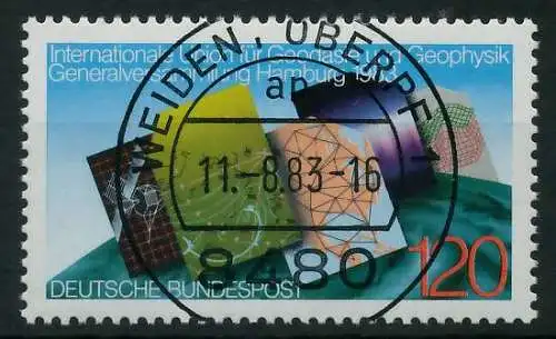 BRD 1983 Nr 1187 zentrisch gestempelt SENKR PAAR 831C16