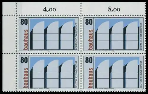 BRD 1983 Nr 1166 postfrisch VIERERBLOCK ECKE-OLI 831CE6