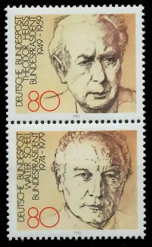 BRD ZD AUS BLOCK 18 Nr 1156+1159 postfrisch SENKR PAAR S6D28CA