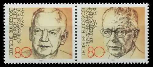 BRD ZD AUS BLOCK 18 Nr 1157+1158 postfrisch WAAGR PAAR 831D62