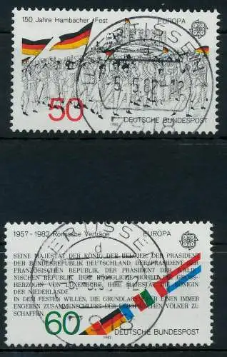BRD BUND 1982 Nr 1130-1131 zentrisch gestempelt 831DDA