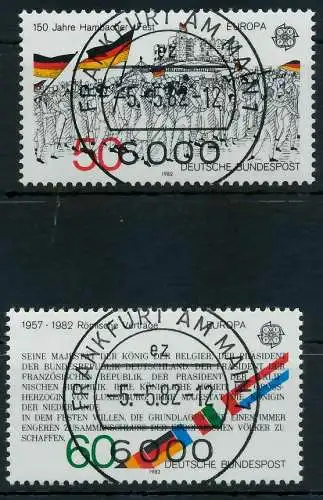 BRD BUND 1982 Nr 1130-1131 zentrisch gestempelt 831DF2