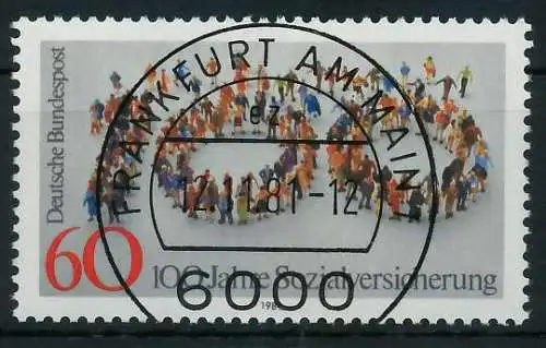 BRD 1981 Nr 1116 zentrisch gestempelt 831E72