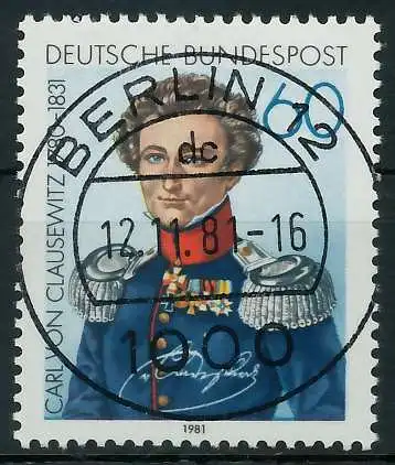 BRD 1981 Nr 1115 zentrisch gestempelt 831E86