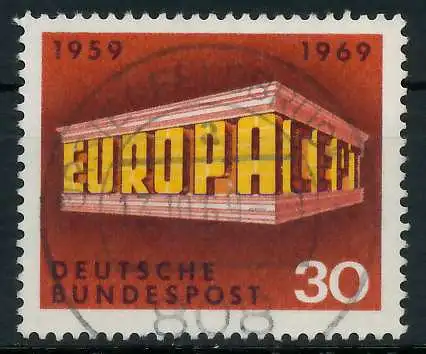 BRD BUND 1969 Nr 584 zentrisch gestempelt 832016