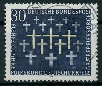 BRD 1969 Nr 586 zentrisch gestempelt 83205E