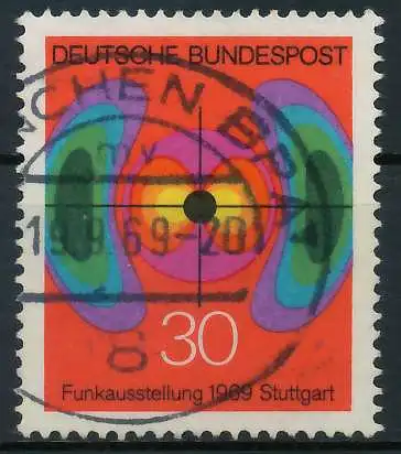 BRD 1969 Nr 599 gestempelt 832956
