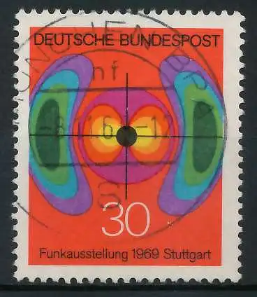 BRD 1969 Nr 599 gestempelt 832962