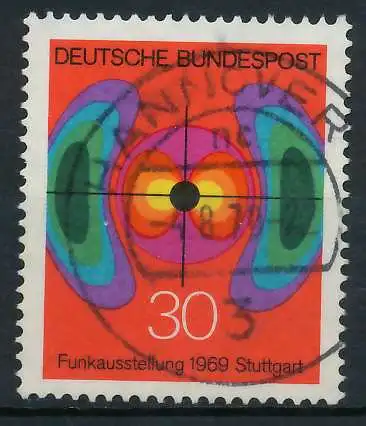 BRD 1969 Nr 599 gestempelt 832996