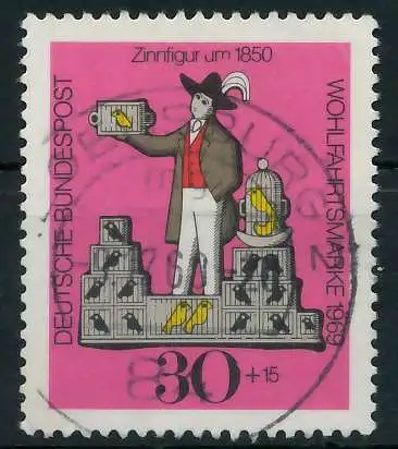 BRD 1969 Nr 606 gestempelt 832A26