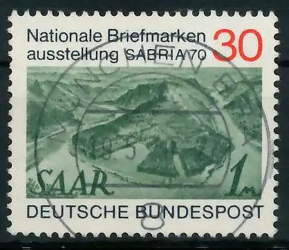 BRD 1970 Nr 619 zentrisch gestempelt 832B82