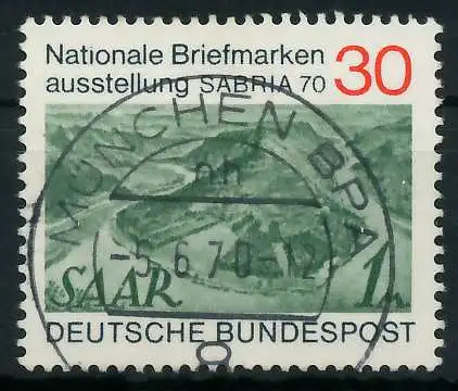 BRD 1970 Nr 619 zentrisch gestempelt 832B92