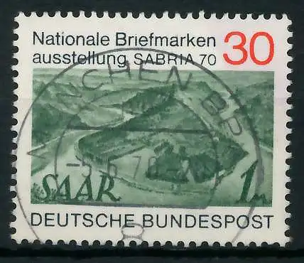 BRD 1970 Nr 619 zentrisch gestempelt 832BC6