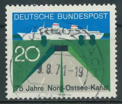 BRD 1970 Nr 628 zentrisch gestempelt 832C86