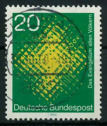BRD 1970 Nr 647 zentrisch gestempelt 832D1E