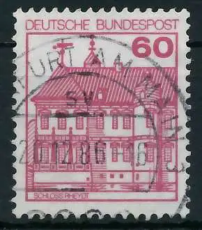 BRD DS BURG SCHL Nr 1028AI gestempelt 832DCA