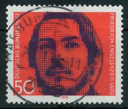 BRD 1970 Nr 657 zentrisch gestempelt 832F7A