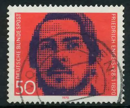 BRD 1970 Nr 657 gestempelt 832FAA