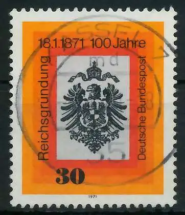 BRD 1971 Nr 658 zentrisch gestempelt 832FBA