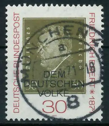 BRD 1971 Nr 659 zentrisch gestempelt 832FF2