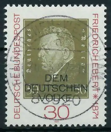 BRD 1971 Nr 659 zentrisch gestempelt 832FFE