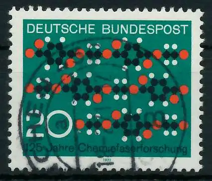 BRD 1971 Nr 664 gestempelt 83301E